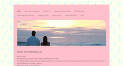 Desktop Screenshot of beachbrideweddings.com